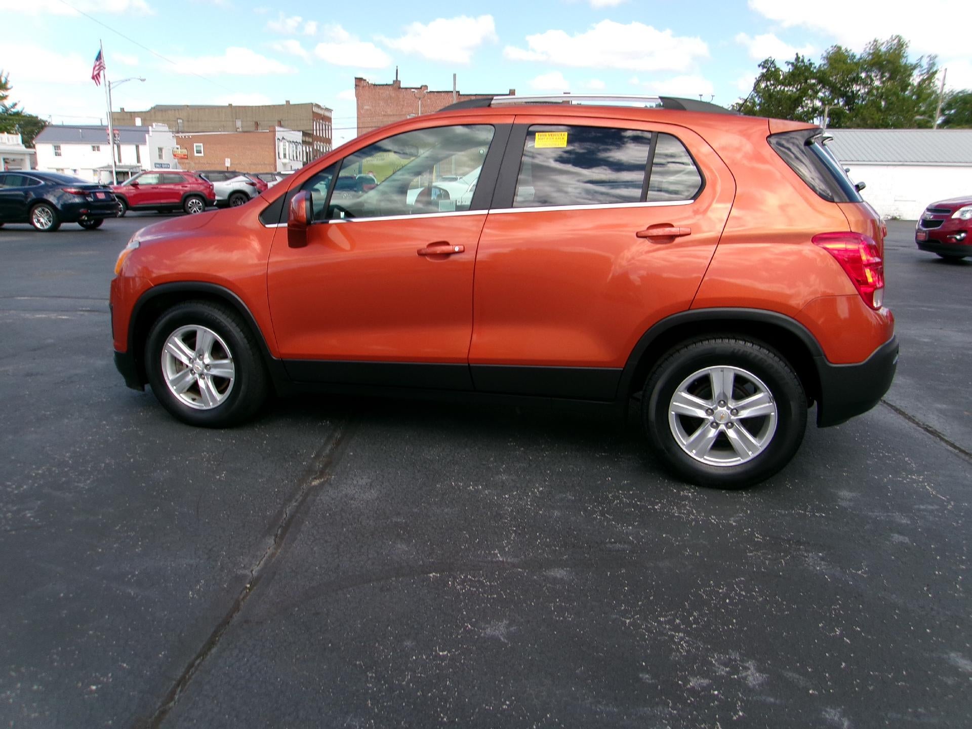 Used 2015 Chevrolet Trax LT with VIN KL7CJLSB4FB208449 for sale in North Baltimore, OH